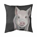 Begin Home Decor 20 x 20 in. Little Piglet-Double Sided Print Indoor Pillow 5541-2020-AN419-1